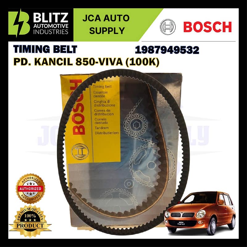Timing Belt-Perodua Kancil 850-Viva (100K)-BOSCH-1987949532-103MY19