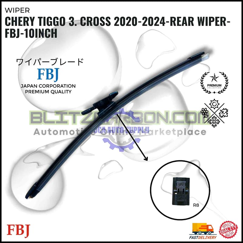 Chery Tiggo 3. Cross 2020-2024-Rear Wiper-FBJ-10inch